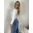 Tričko dlhý rukáv dámske TONYA (S/M ONE SIZE) TALIANSKA MÓDA IMPDY25HH9604/LS16578