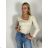Tričko dlhý rukáv dámske TONYA (S/M ONE SIZE) TALIANSKA MÓDA IMPDY25HH9604/LS16578