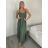Kleid übergroße Kurzarm Damen (UNI S-L) ITALIAN FASHION IMD20187