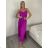 Kleid übergroße Kurzarm Damen (UNI S-L) ITALIAN FASHION IMD20187
