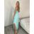 Kleid übergroße Kurzarm Damen (UNI S-L) ITALIAN FASHION IMD20187