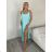Kleid übergroße Kurzarm Damen (UNI S-L) ITALIAN FASHION IMD20187