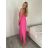 Kleid übergroße Kurzarm Damen (UNI S-L) ITALIAN FASHION IMD20187