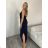 Kleid übergroße Kurzarm Damen (UNI S-L) ITALIAN FASHION IMD20187