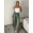 Nohavice lněné volnočasové dámske MODI (S/M/L ONE SIZE) TALIANSKA MÓDA IMSM26001236