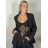 Women's long sleeve jacket (S/M ONE SIZE) ITALIAN FASHION IMPDY23MDUE23274 S / M / L dark blue