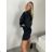 Women's short sleeve summer casual dress (S/M/L ONE SIZE) ITALIAN FASHION IMWGB25022