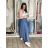 Women's Oversized Knitted Long Sleeve Sweater (S/M ONE SIZE) ITALIAN FASHION IMSN2416125 S / M / L dark blue