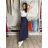Women's Oversized Knitted Long Sleeve Sweater (S/M ONE SIZE) ITALIAN FASHION IMSN2416125 S / M / L dark blue