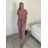 Kleid mit Knöpfen und geknöpften Damen (uni s-m) ITALIAN FASHION IM2203948