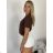 Tričko krátký rukáv dámské KARLA (S/M/L ONE SIZE) ITALSKÁ MÓDA IMPDY26YT001/DUR S/M/L žlutá