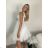 Šaty společenské, svatební elegantní bez rukávu krátké plesové dámské (S/M/L ONE SIZE) ITALSKÁ MÓDA IMM26HB50245/DUR