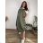Übergroßer gestrickter Langarmpullover für Damen (S/M EINHEITSGRÖSSE) ITALIAN FASHION IMSN2416125