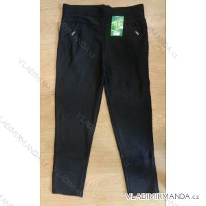 Kalhoty elastické zateplené s kožíškem dámské (xl-4xl) WD-K-420