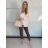 Set aus langem Sportoberteil und Leggings für Damen (Einheitsgröße S/M) ITALIAN FASHION IMPLP2372755 S / M schwarz