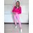 Set aus langem Sportoberteil und Leggings für Damen (Einheitsgröße S/M) ITALIAN FASHION IMPLP2372755 S / M pink