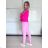 Set aus langem Sportoberteil und Leggings für Damen (Einheitsgröße S/M) ITALIAN FASHION IMPLP2372755 S / M pink
