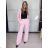 Kalhoty dlouhé elegantní dámské (S/M/L ONE SIZE) ITALSKÁ MÓDA IMPLP2437150090