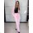 Kalhoty dlouhé elegantní dámské (S/M/L ONE SIZE) ITALSKÁ MÓDA IMPLP2437150090