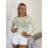 Langarm-T-Shirt für Damen (S/M EINHEITSGRÖSSE) ITALIAN FASHION IMPDY23HH2321/LS16577