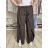 Nohavice letné zavinovacie dámske MAYA (M/L/XL ONE SIZE) TALIANSKA MÓDA IM426159/DUR khaki M/L/XL