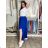 Sommerliche Wickelhose für Damen (Einheitsgröße S/M/L) ITALIENISCHE MODE IM426159 M/L/XL Königsblau