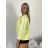 Bunda oversize dlouhý rukáv dámská (S/M/L ONE SIZE) ITALSKÁ MÓDA IMSM260042