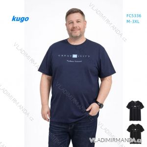 Tričko krátký rukáv pánské nadrozměr (M-3XL) KUGO FC5336