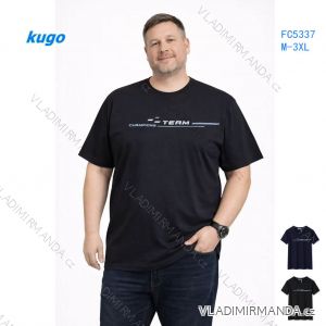 Tričko krátký rukáv pánské nadrozměr (M-3XL) KUGO FC5337