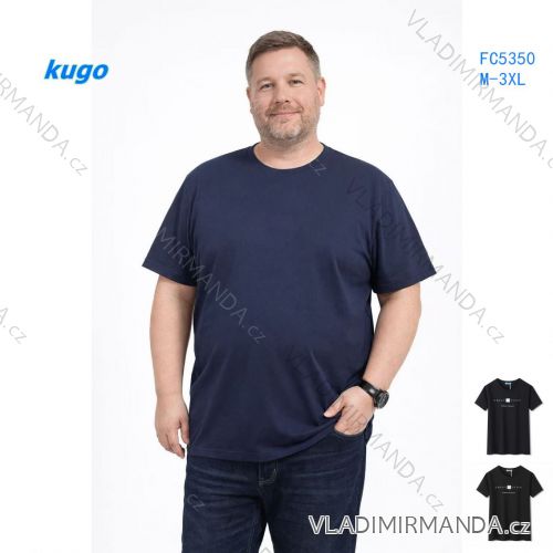 T-shirt short sleeve men's plus size (M-3XL) KUGO FC5350