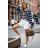 Women's Elegant Oversize Long Sweatpants (S/M/L ONE SIZE) ITALIAN FASHION IMD23634