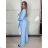 Komplet elegantní sako a kalhoty dámské KLARISA (S/M/L ONE SIZE) ITALSKÁ MÓDA IMPLP266377