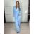Komplet elegantní sako a kalhoty dámské KLARISA (S/M/L ONE SIZE) ITALSKÁ MÓDA IMPLP266377