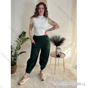 Nohavice dlhé bavlnené dámske (S/M/L/XL ONE SIZE) TALIANSKA MODA IM4250023/DR