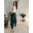 Kalhoty dlouhé bavlněné dámské (S/M/L/XL ONE SIZE) ITALSKá MODA IM4250023/DR zelená smaragdová S/M/L