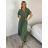 Šaty letní krátký rukáv dámské IRINA (S/M/L ONE SIZE) ITALSKÁ MÓDA IMWBS260001