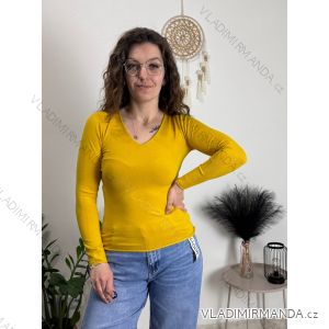 Svetr úpletový dlouhý rukáv dámský (S/M ONE SIZE) ITALSKA MODA IMM255800/DR