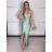 Šaty elegantní společenské na ramínka dámské (S/M ONE SIZE) ITALSKÁ MÓDA IM321608
