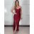 Šaty elegantní společenské na ramínka dámské (S/M ONE SIZE) ITALSKÁ MÓDA IM321608