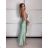 Elegant formal dress with straps for women (S / M ONE SIZE) ITALIAN FASHION IM321576 S / M dark blue