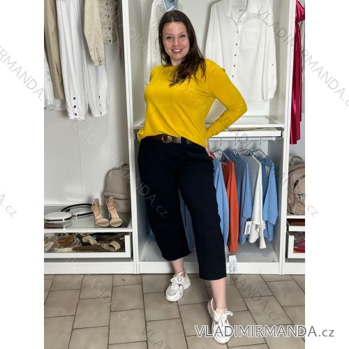 Sommerkleid oval Kurzarm Damen Übergröße (50/52/54 Einheitsgröße) ITALIAN FASHION IM425011