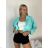 Bunda oversize dlouhý rukáv dámská (S/M/L ONE SIZE) ITALSKÁ MÓDA IMSM260042