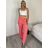 Kalhoty letní s páskem dámské TERNA  (S/M/L ONE SIZE) ITALSKÁ MÓDA IM426001356