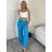 Nohavice letní s opaskom dámske TERNA (S/M/L ONE SIZE) TALIANSKA MÓDA IM426001356/DUR S/M/L svetlo béžová