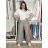 Kalhoty letní s páskem dámské TERNA  (S/M/L ONE SIZE) ITALSKÁ MÓDA IM426001356