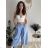 Kalhoty elegantní dámské (S/M/L ONE SIZE) ITALSKÁ MÓDA IMM26M8102