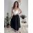 Sukně dlouhá s páskem dámská (S/M/L ONE SIZE) ITALSKÁ MÓDA IMWCP2624300