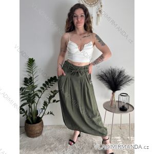 Sukně dlouhá letní dámská (S/M/L ONE SIZE) ITALSKÁ MÓDA IMSM26107