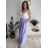Women's long skirt at the waist for flip flops (UNI S-L) ITALIAN FASHION IM420027 -   zelená khaki -   M / L