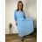 Women's Long Chiffon Short Sleeve Dress (S/M ONE SIZE) ITALIAN FASHION IMWGM23456